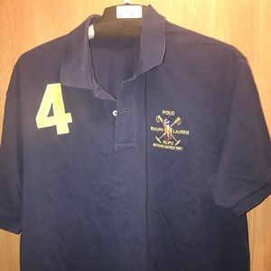 XXL polo shirt men’s navy blue